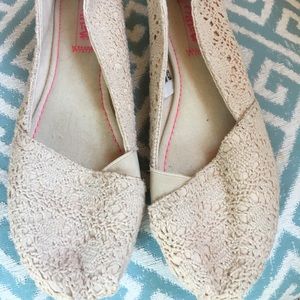 MadLove slip on LACE flats